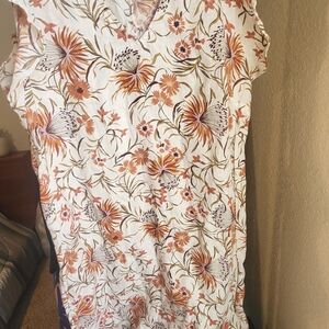 Floral Sleeveless Top